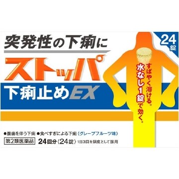 LION 獅王 STOPPA 止瀉藥EX  24錠【第2類醫藥品】