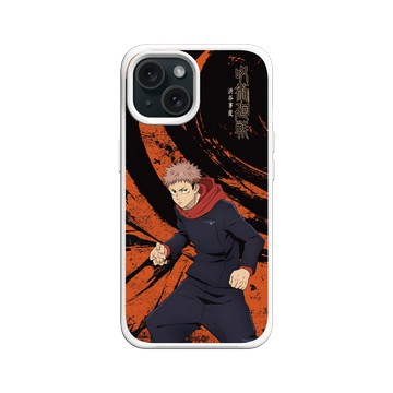 iPhone 15 SolidX 白 - Jujutsu Kaisen 咒術迴戰 S2 - 澀谷事變戰鬥系列-虎杖悠仁