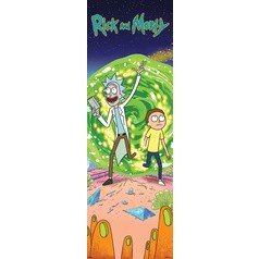 【瑞克和莫蒂】Rick and Morty - 傳送門Portal 門形長條海報