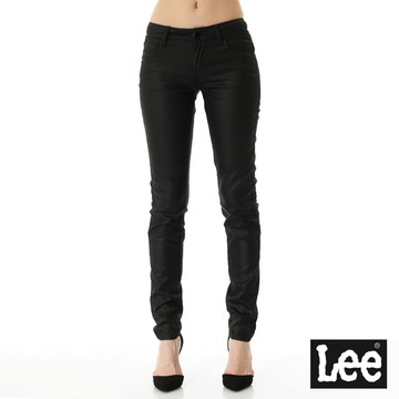 Lee 418 低腰緊身窄管牛仔褲 女 亮黑 Modern LL150027381