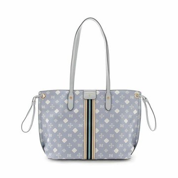 FIRANO-防刮滿版F -字母LOGO 托特包(灰藍色)中款