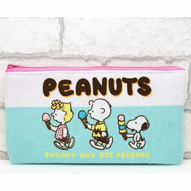 スヌーピー フラットポーチm アイスクリーム セール ラッピング不可 通販 Lineポイント最大0 5 Get Lineショッピング