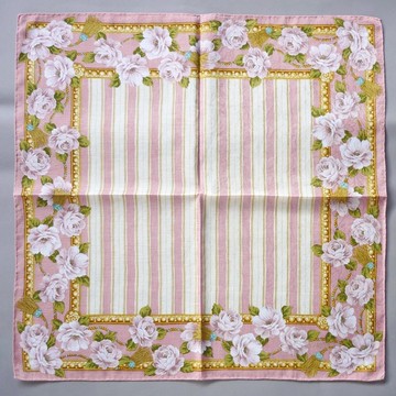 Lancetti 古董印花絲巾 21 x 20.5 英吋