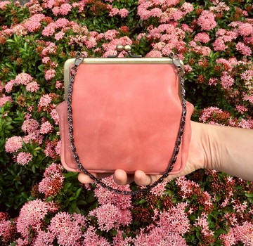 夏日口金小方包