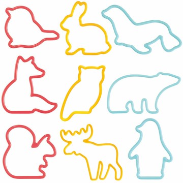 《TESCOMA》餅乾模9件(可愛動物) | 餅乾模 餅乾壓模 烘焙點心