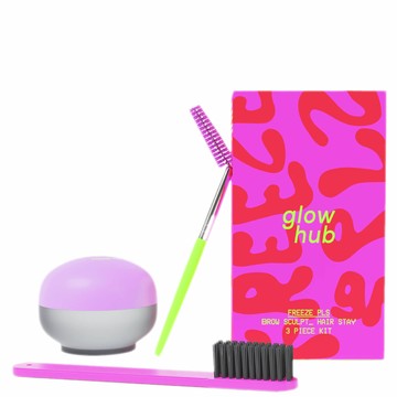 Glow Hub Freeze Pls Brow Wax with Brush and Spoolie