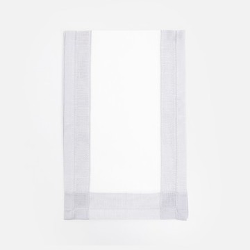 克萊歐框紋長桌巾35x210cm 灰白