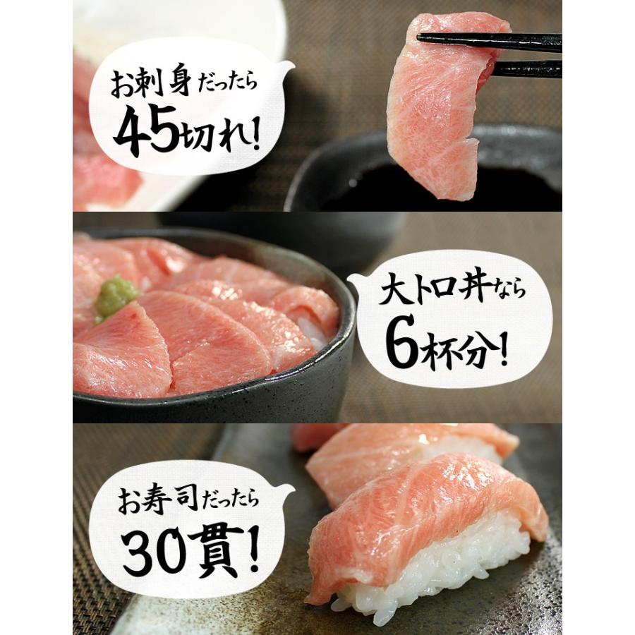 本マグロ大トロ600g（200g×3サク）送料無料 解凍レシピ付 刺身 海鮮 食べ物〈bf1〉《pbt-bf1》yd9[[本鮪大トロ-3p]