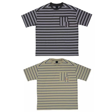 NCAA 短T 紫色 果綠色 口袋 條紋T 短袖 中性 7525100810 7525100971