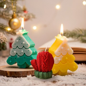 [聖誕獨家]【PURARE】聖誕節造型香氛蠟燭禮盒 (贈代寫卡片服務)