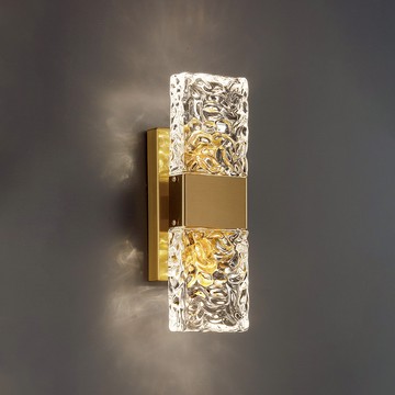 6W波紋水晶玻璃壁燈｜C01-11-61691