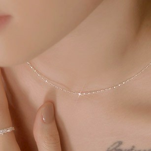 韓國飾品官方直營【WING BLING】925銀波光粼粼項鍊(閨蜜禮物| 情人送禮 | 處女座生日禮物🎁)