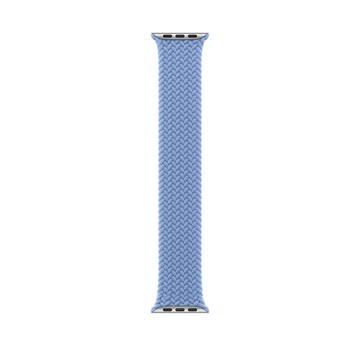 Apple 46 公釐野花藍色編織單圈錶環 - 10 號