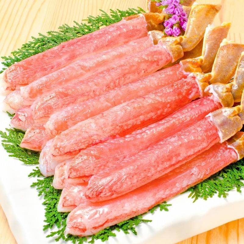 超特大 5L ズワイガニ ポーション かにしゃぶ お刺身用 1kg 500g×2パック （BBQ バーベキュー かに カニ 蟹） 海鮮おせち