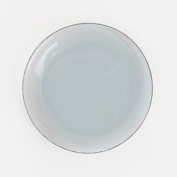 伊登手工玻璃盤15.5cm 藍灰