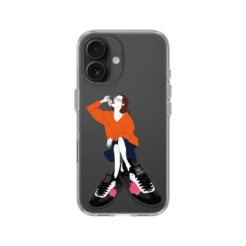 iPhone 16 Clear Case（相機按鈕） 透明 - Tanaka Shen - In Her Shoes