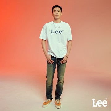 Lee 726 彈性中腰標準直筒牛仔褲 男 深藍洗水 LB417016236