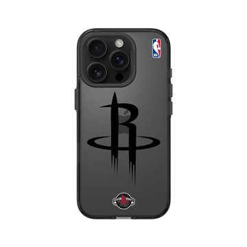 iPhone 16 Pro Clear (相機按鈕) 酷墨灰 - NBA - B&W-休士頓火箭 Houston Rockets B&W