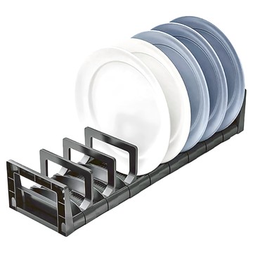 妃妃嚴選 碗盤收納架/碗架  1個  黑色