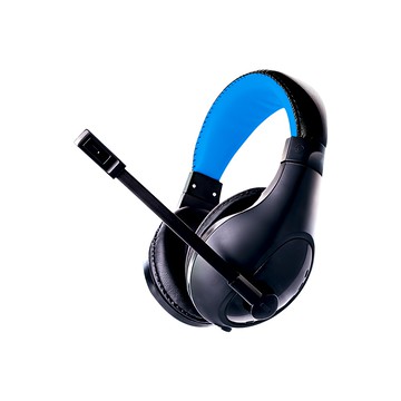 Hawk 浩客 頭戴電競耳機麥克風 G1500，配戴超舒適  03-HGE1500BB  典雅藍黑配色