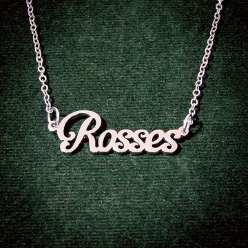 自定義名稱項鍊手擰式風格