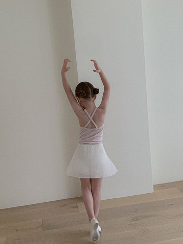 Supima Cotton Cross Back Top [Beige]