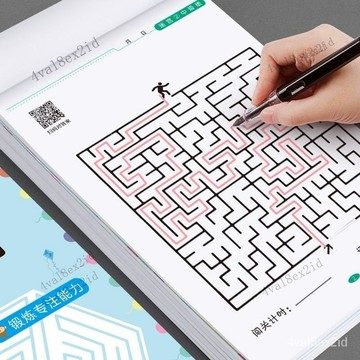 ✨臺灣出貨✨迷宮兒童益智思維專註力多動癥訓練耐心智力開髮大冒險大腦開髮 8KJN