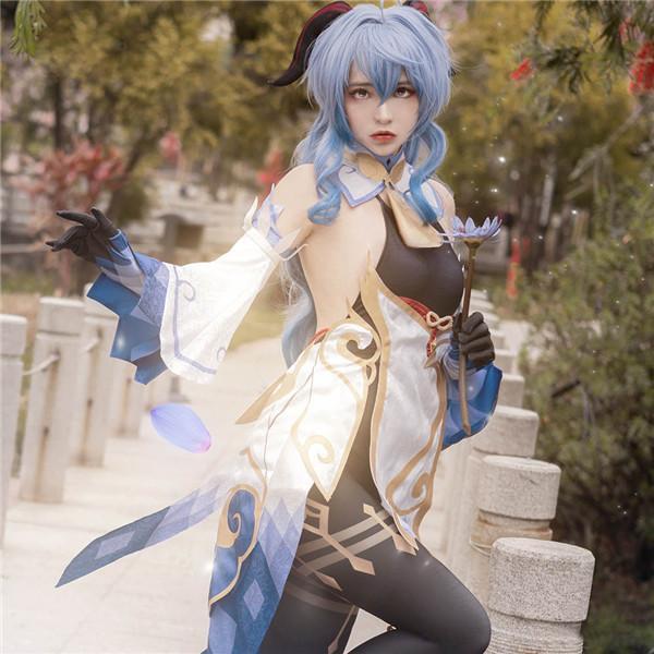 原神 甘雨 風 コスプレ衣装 ウィッグ 追加可 cosplay 変装 仮装