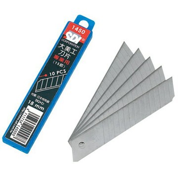 【文具通】SDI 順德 1450# 15節大美工刀片10片入 B4010466【APP滿額下單4%點數(單一帳號最高1000點)】7/31止