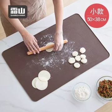 日本霜山 長方形矽膠不沾黏揉麵墊(50x38cm)-多色可選