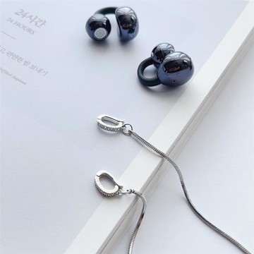 適用于華為freeclip式耳夾無線藍牙耳機防丟鏈防掉神器防丟繩項鏈