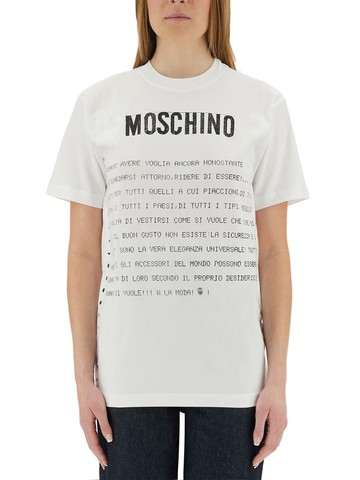 moschino t-shirt with print