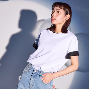 【OUTDOOR】棉質圓領素色T恤-白色 ODC112401WT (ODCLO)