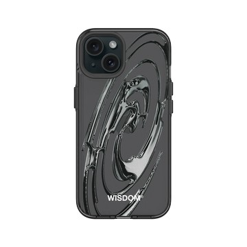 iPhone 15 Clear 酷墨灰 - WISDOM - RIPPLE