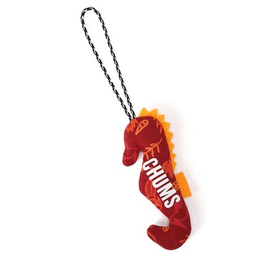 CHUMS Seahorse Charm Pen Case掛飾筆套 Red Garden_CH603871R079