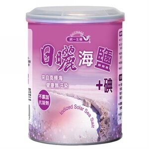 統一生機   日曬海鹽＋碘600公克/罐   特惠中