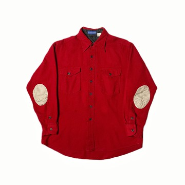 Pendleton 純色拼接羊毛襯衫