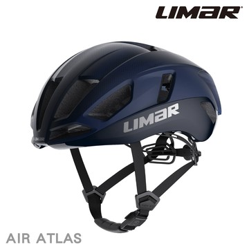 LIMAR 自行車用防護頭盔【消光深藍/白標】AIR ATLAS