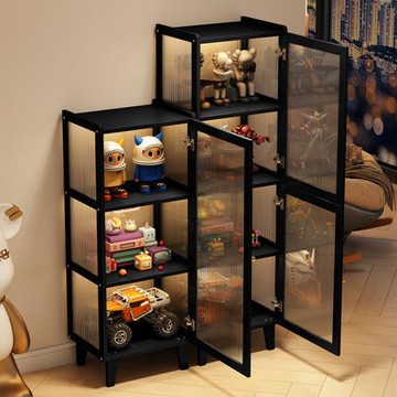 爆款跨境手辦展示柜書柜亞克力透明防塵樂高盲盒擺件模型收納柜子