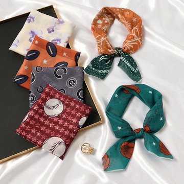 【唯家】小方巾女絲巾韓國棉麻高級感洋氣百搭領巾時尚爆款夏季薄款圍巾