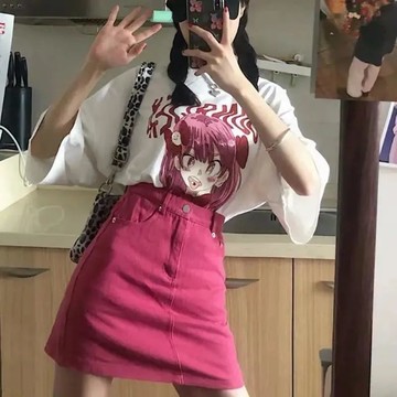 牛仔短裙女高腰夏季2021新款a字裙子辣妹包臀半身裙小眾設計感潮