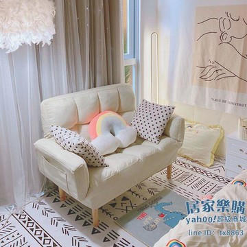 沙發 懶人沙發臥室可愛網紅榻榻米單人椅子折疊小戶型雙人出租房小沙發