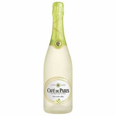 スパークリング カフェドパリ グリーンアップル 750ml sparkling wine あすつく