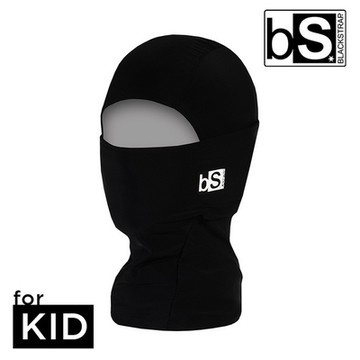 【BlackStrap】Kids Hood Balaclava-S 童保暖多功能頭套 Black/黑