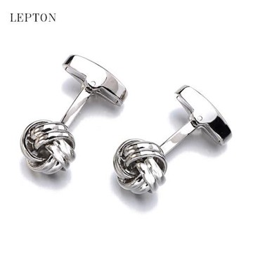 包郵時尚麻花金屬袖扣男士法式袖扣商務襯衫 cufflinks