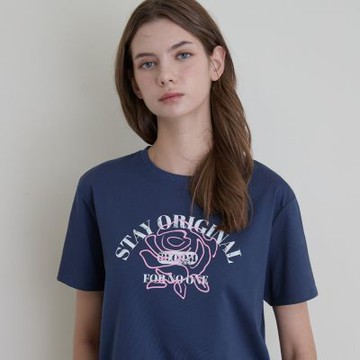 GIORDANO 女裝印花短袖上衣 New Preppy系列【雙色任選】