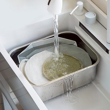 304不鏽鋼水槽用防滑洗碗盆/洗菜籃 單一規格