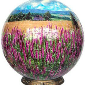 P2 -  UN-A1043 球型拼圖 薰衣草拼圖60片