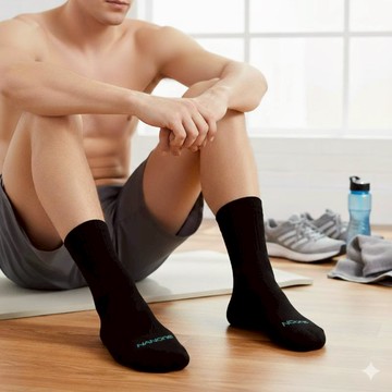 15B603_負離子寬口襪/黑(24~28CM) (介紹片段 1:32:02~1:38:55)