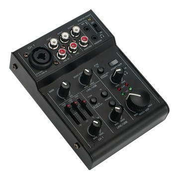 混音器 音頻混音器 音控台 小型調音臺 家用抖音K歌直播混音器帶聲卡錄音效果專業數字調音臺